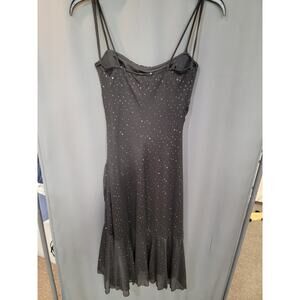 Ruby Rox Junior Black Sequin Formal Party Prom Dress Size S B28.5